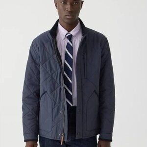 J. Crew Men's Sussex Quilted Jacket (Navy) - Size XL